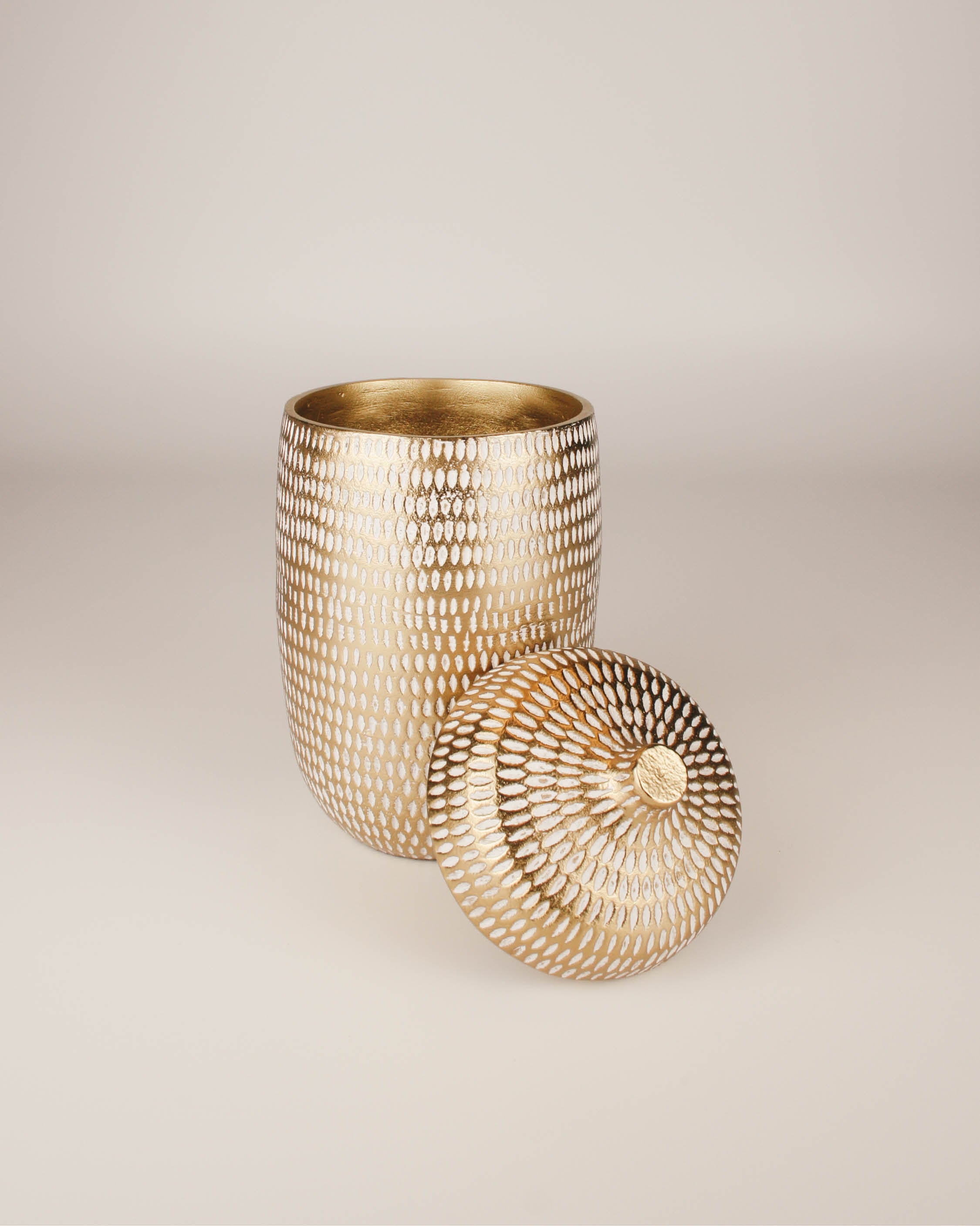 [Matière] Textured Gold Jar